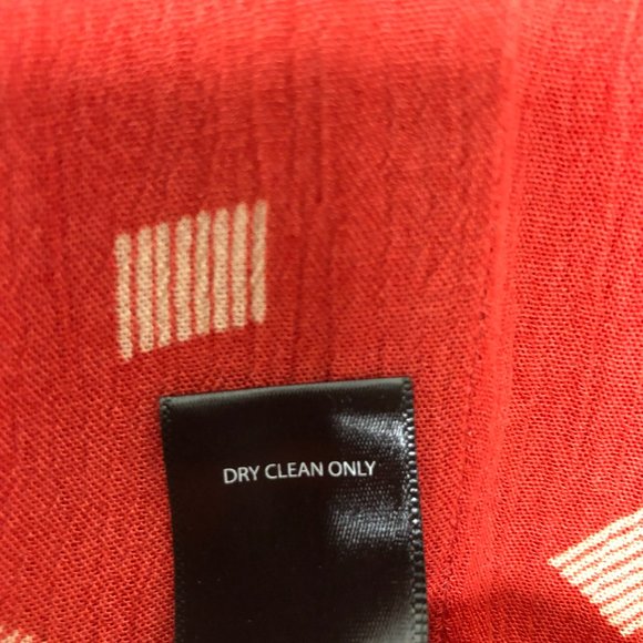 Torrid Cranberry Red Diamond Dots Crinkled Gauze Fit & Flare Top Large Blouse - Picture 5 of 10